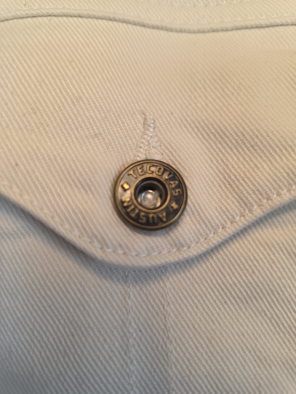 ​🤠 Tecovas "The Austin" Denim Jacket in Natural - Size Small - Picture 4 of 14
